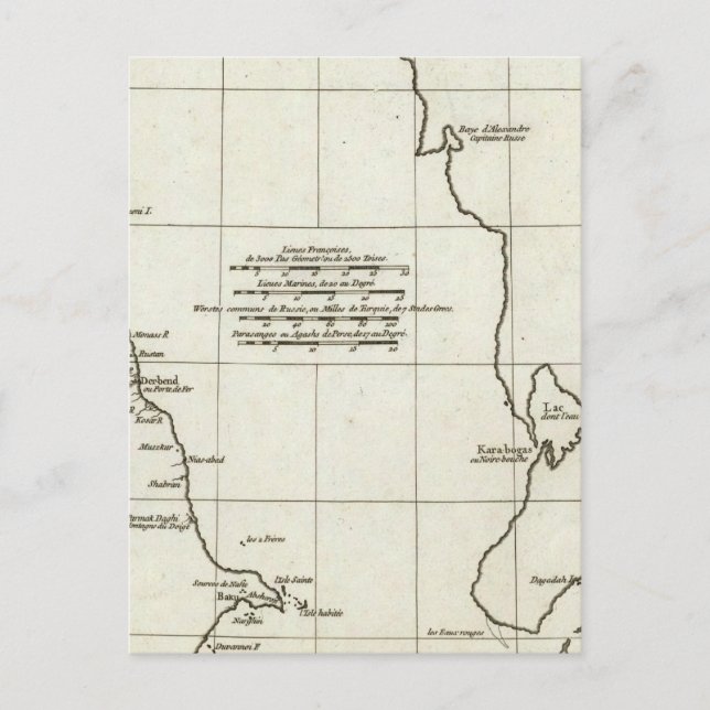 Caspian See Vykort (Framsida)