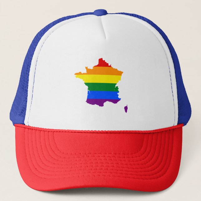 casquette Frankrike arc-en-ciel Keps (Framsida)