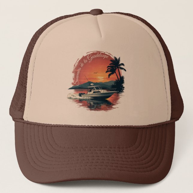 Casquette Guadeloupe Sunset | Cap Keps (Framsida)
