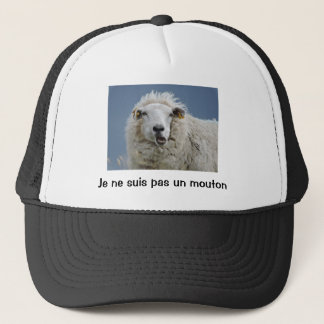 Casquette ’Je ne suis pas un mouton’ Keps