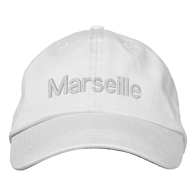 Casquette Marseille Broderad Keps (Framsida)