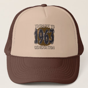 Casquette Tribute på årsdagen 1963 i generation Keps