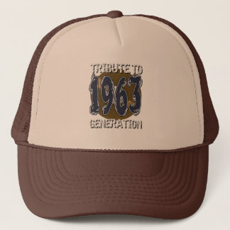 Casquette Tribute på årsdagen 1963 i generation Keps