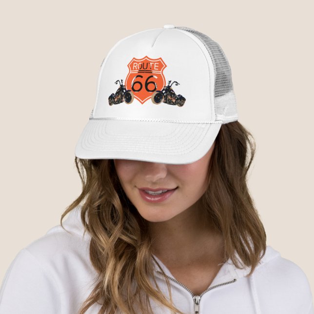 Casquette Trucker BIKE ROUTE 66 Keps (In Situ)