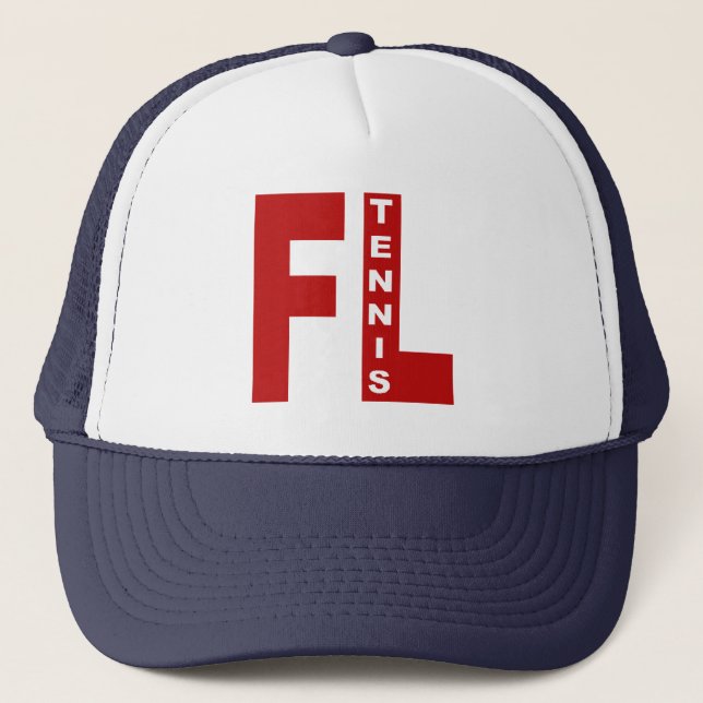 Casquette trucker blanc Marine FLORIDA TENNIS Keps (Framsida)