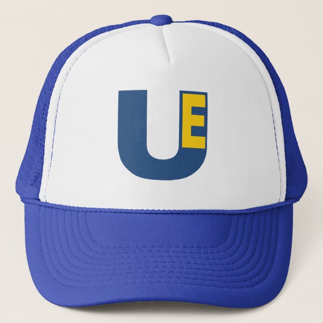 casquette trucker  blanc royal Design UE Keps (Framsida)
