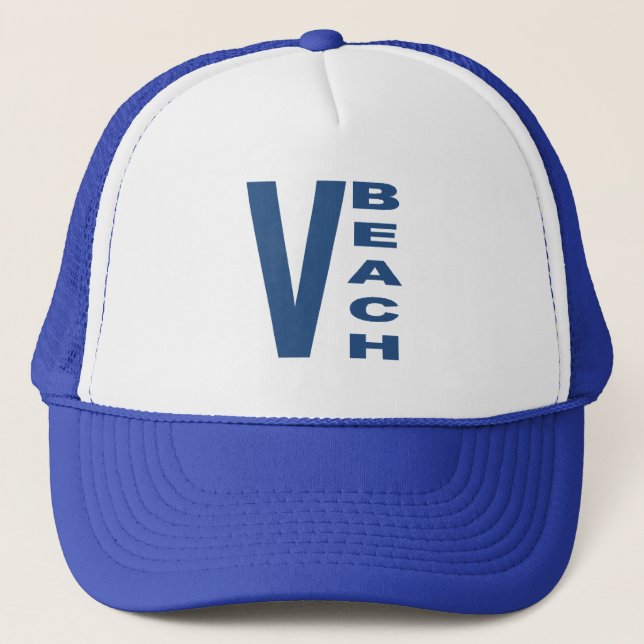 Casquette Trucker blanc royal VIRGINIA BEACH Keps (Framsida)
