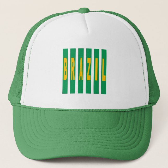 Casquette Trucker blanc vert  DESIGN  BRAZIL Keps (Framsida)