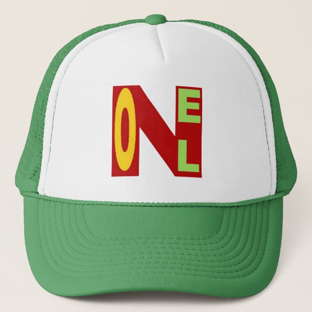 Casquette trucker  blanc vert  DESIGN   NOEL Keps (Framsida)