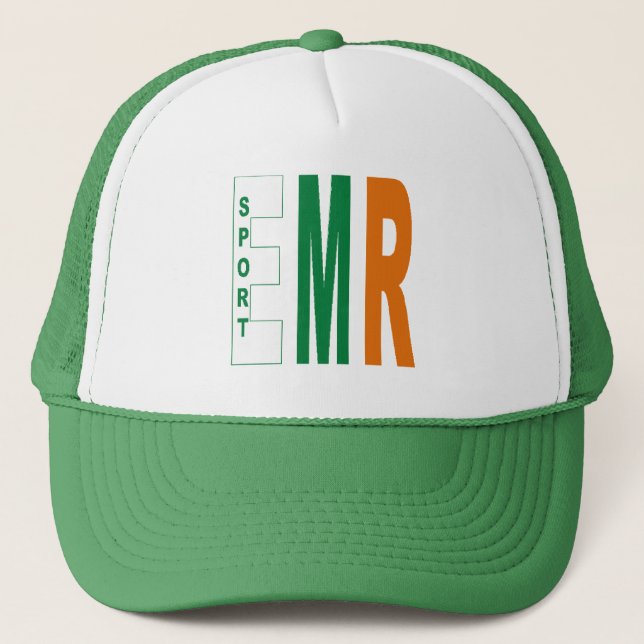 Casquette trucker blanc/vert  EMILIE ROMAGNA SPORT Keps (Framsida)