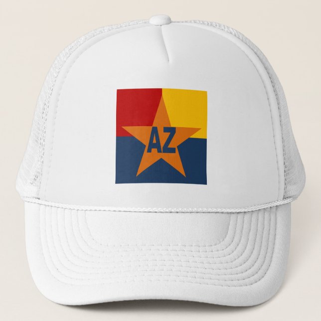 Casquette Trucker blanche  ARIZONA Keps (Framsida)