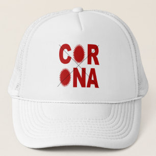 Casquette trucker blanche CORONA X Keps