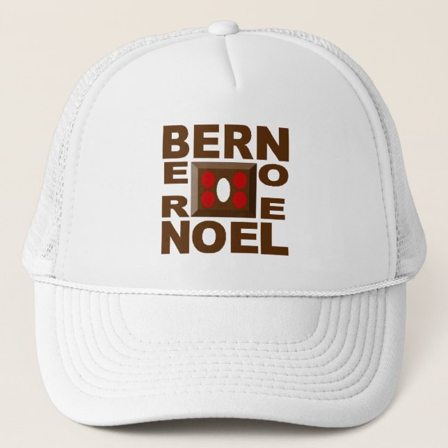 Casquette Trucker  blanche Design BERN  NOEL Keps (Framsida)