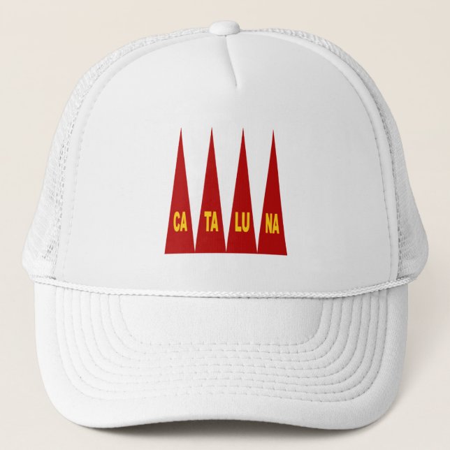 casquette trucker blanche Design CATALUNA Keps (Framsida)