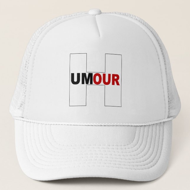 casquette trucker blanche  HUMOUR Keps (Framsida)