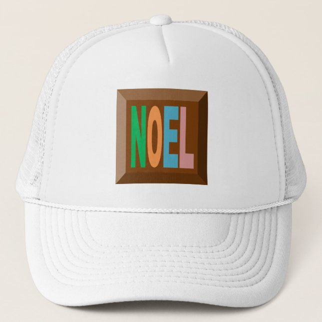 Casquette Trucker blanche  NOEL CHOCOLAT Keps (Framsida)