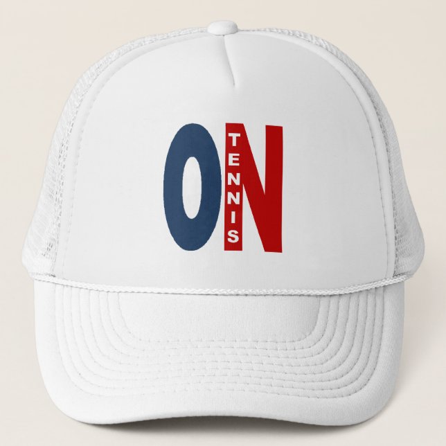 Casquette Trucker blanche  ONTARIO  TENNIS Keps (Framsida)