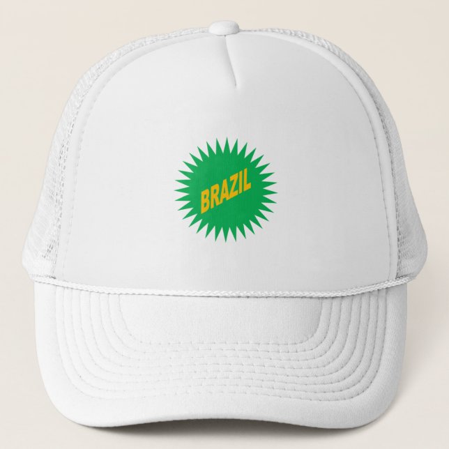 Casquette Trucker blanche  SOLEIL  BRAZIL Keps (Framsida)