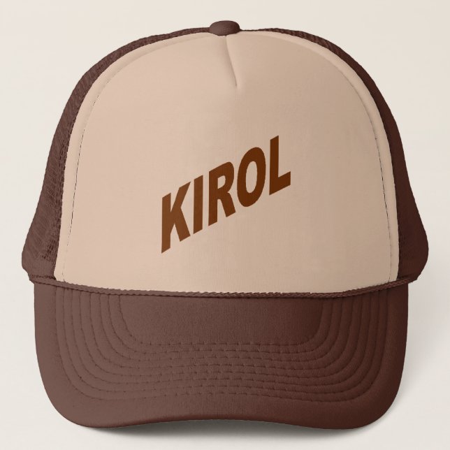 Casquette Trucker fauve/marron   KIROL Keps (Framsida)