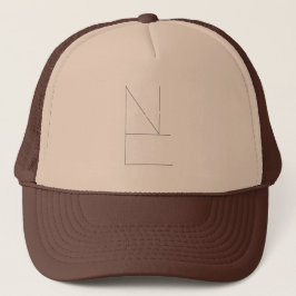Casquette Trucker (Noble Elégance) Fauve Et Marron Keps