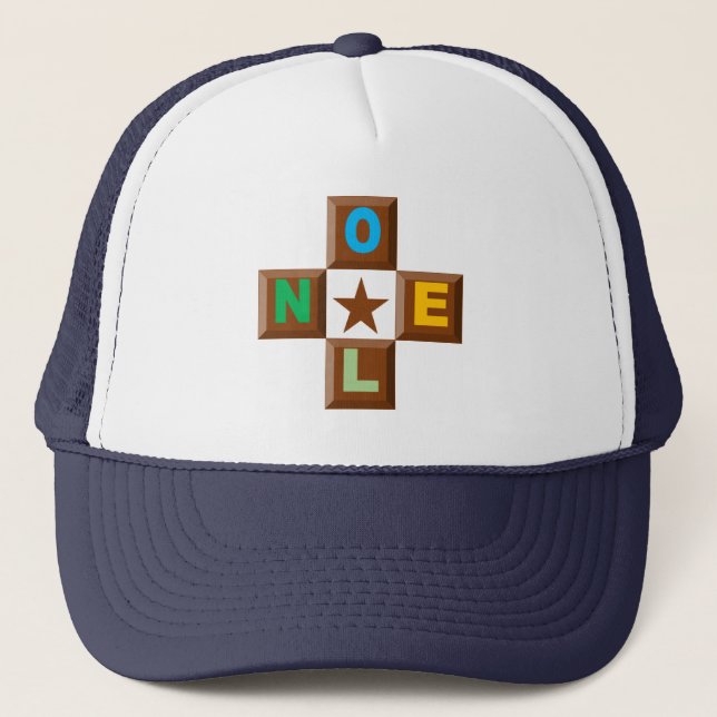 CASQUETTE  TRUCKER  NOEL  CHOCOLAT  ETOILE KEPS (Framsida)