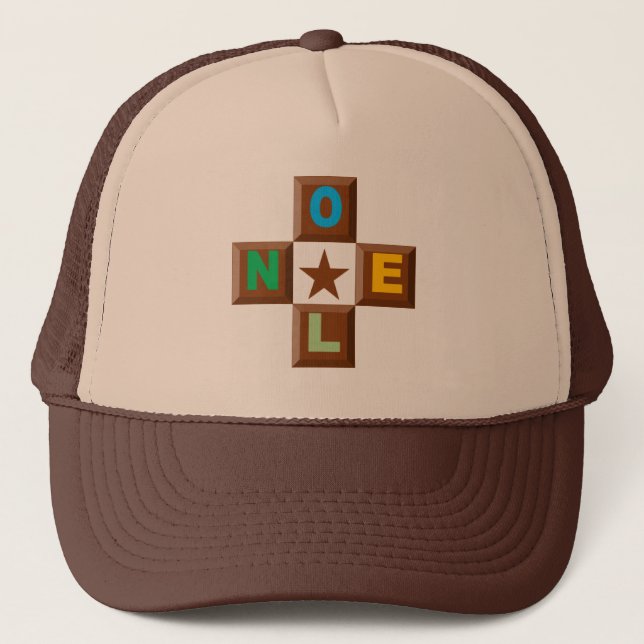 CASQUETTE  TRUCKER  NOEL  CHOCOLAT  ETOILE KEPS (Framsida)
