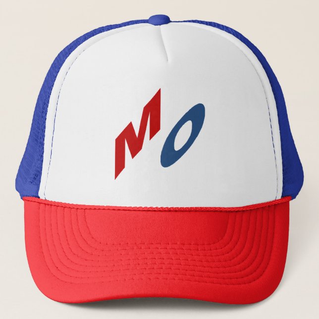 casquette trucker rouge blanc bleu  MISSOURI Keps (Framsida)
