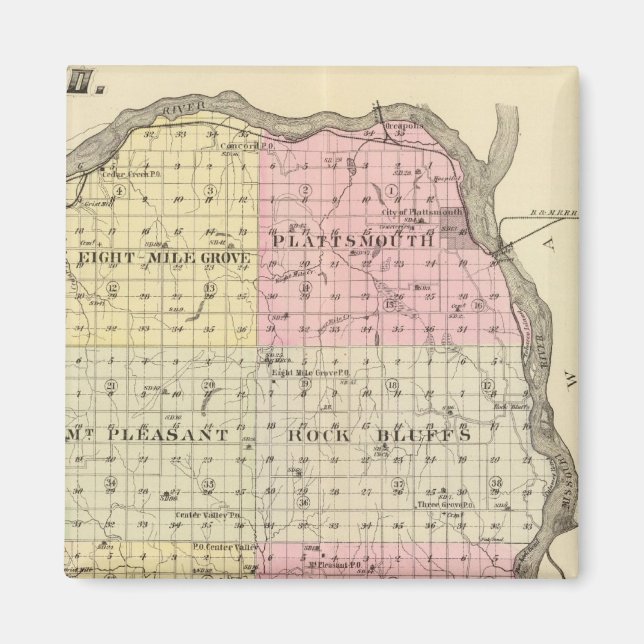 Cass County, Nebraska Magnet (Framsidan)