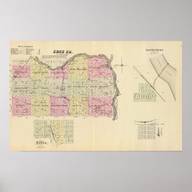 Cass County, Nebraska Poster (Framsidan)