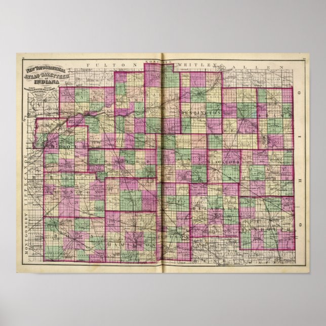 Cass County och Miami County Poster (Framsidan)