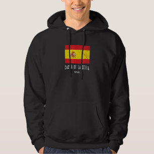 Cass De La Selva Spain Es Flagga City - Bandera Ro Hoodie