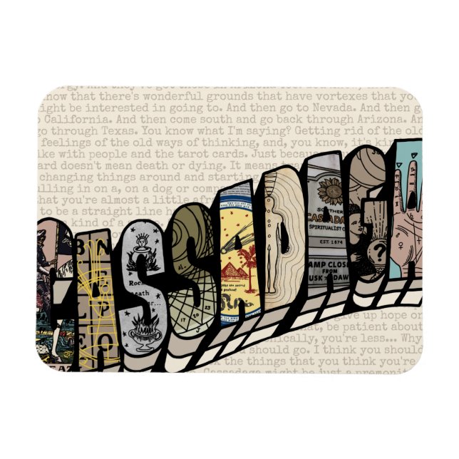 Cassadaga Clairaudience Flexible Magnet (Horisontell)