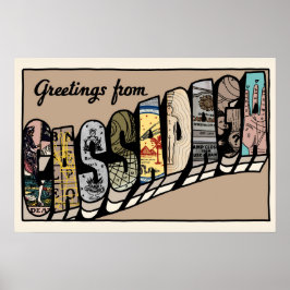 Cassadaga-vykort Poster