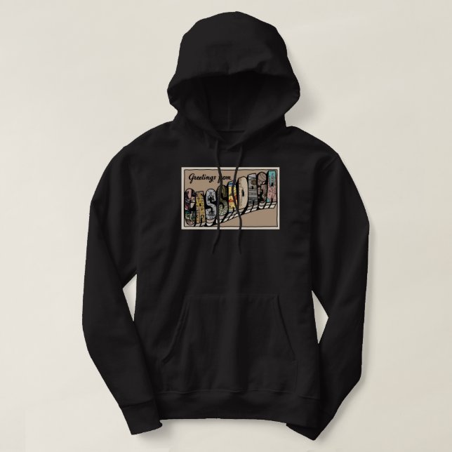Cassadaga vykort Pullover Hoodie (Design framsida)