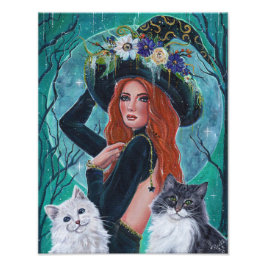 Cassandra Halloween häxby Renee Lavoie Fototryck