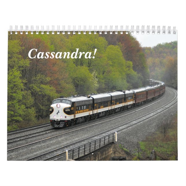 Cassandra!  Järnvägsaktivitetskalender Kalender (Omslag)