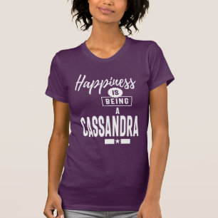 Cassandra Personlig Namn Birthday Gift T Shirt
