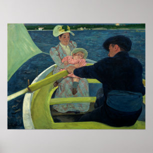 Cassatt - Båttur Poster