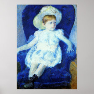 Cassatt - Elsie I Blå Stol 1880 Poster