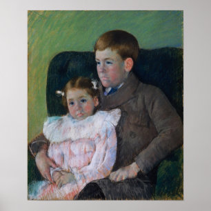 Cassatt - Gardner och Ellen Poster