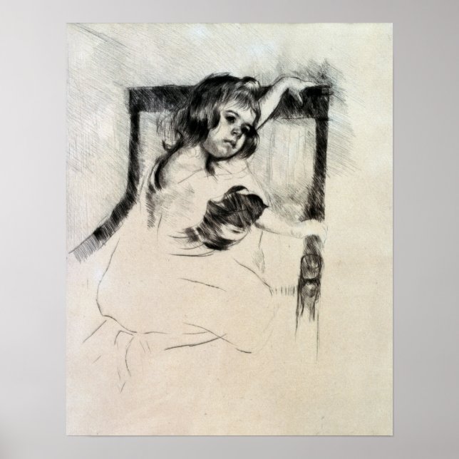 Cassatt - Knäböj i fåtölj Poster (Framsidan)