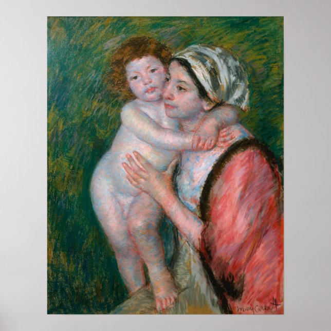 Cassatt - Mor och barn Poster (Framsidan)