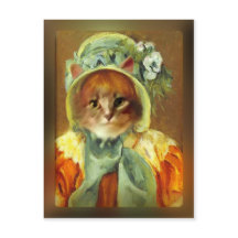 Cassatt mössa på kattunge