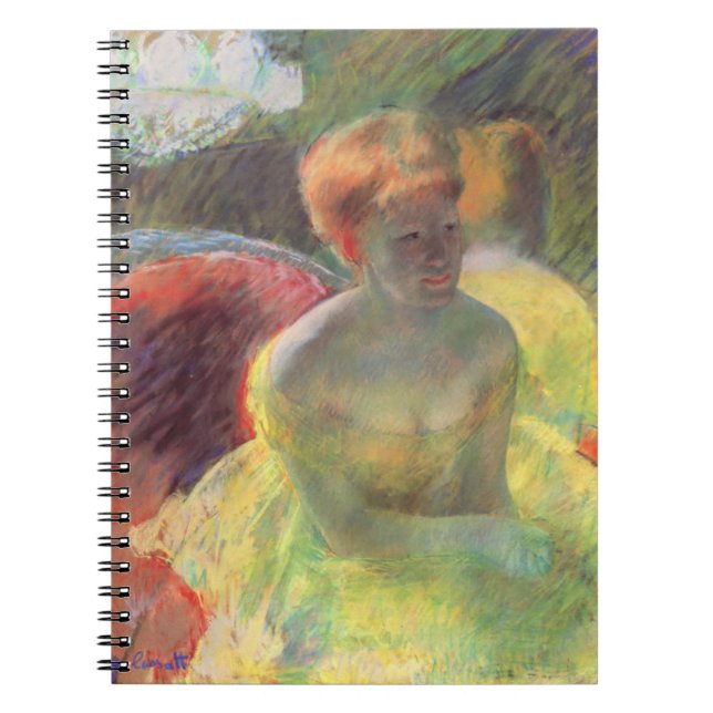 Cassatts Lydia Leaning på hennes Arm Anteckningsbok (Framsidan)