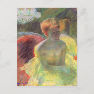 Cassatts Lydia Leaning på hennes Arm Vykort