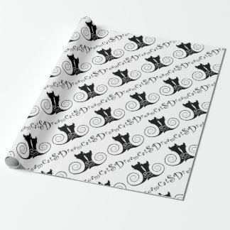 Casseminia - dreamcats med text presentpapper