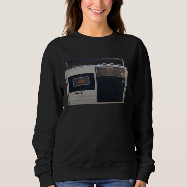 Cassette Deck Audio Tape Recorder Cassette Player  T Shirt (Framsida)