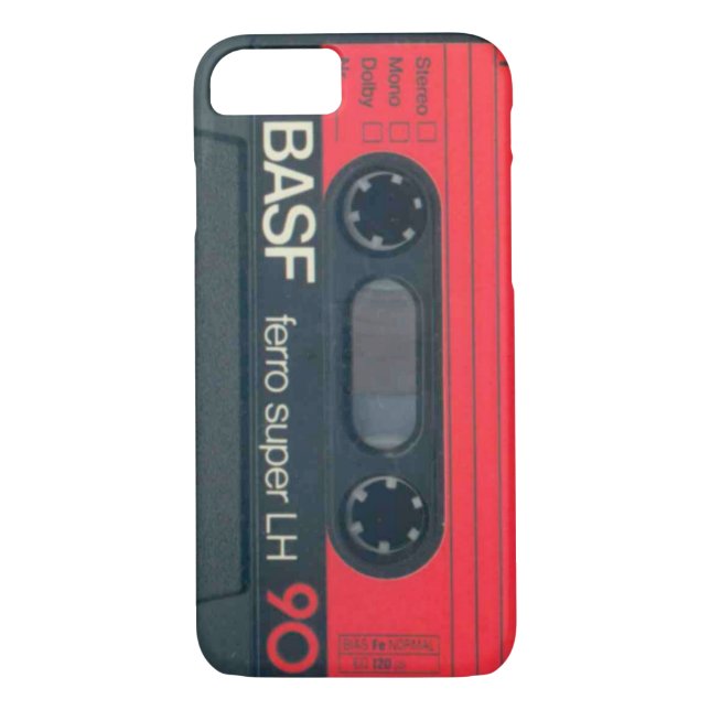 Cassette Fodral Case-Mate iPhone Skal (Baksida)