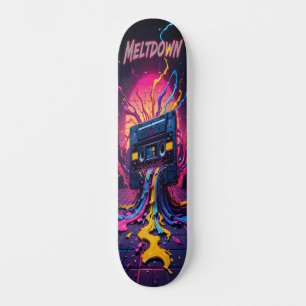 Cassette Meltdown - Retro Vibes Edition 3 Mini Skateboard Bräda 18,5 Cm