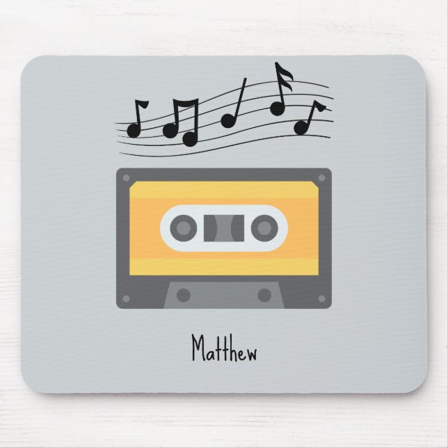 Cassette Tape Audio Cassette-Personlig Musmatta (Framsidan)